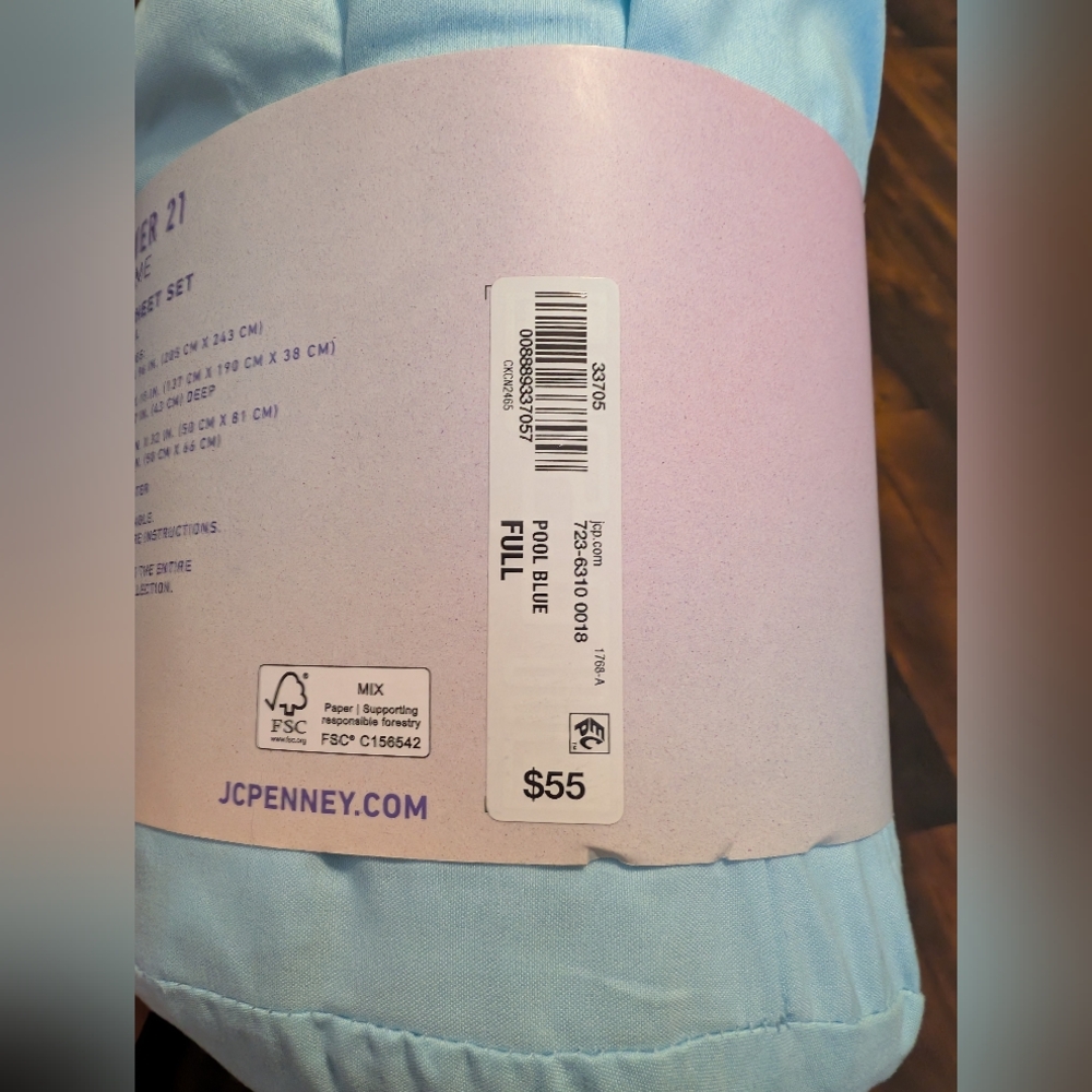 Cooling Sheet Set - Blue - Picture 3 of 4